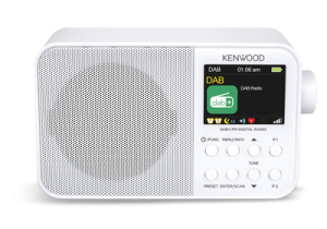KENWOOD PORTABLE DAB/BT WHITE CR-M30DAB-W