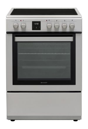 SHARP ΗΛΕΚΤΡΙΚΗ ΚΟΥΖΙΝΑ INOX 65lt 60cm Freestanding