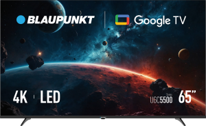 767 BLAUPUNKT 65 UHD GTV, MEMC, Dolby Vision, Dolby Atmos, BT RC, Frameless 65UGC5500S
