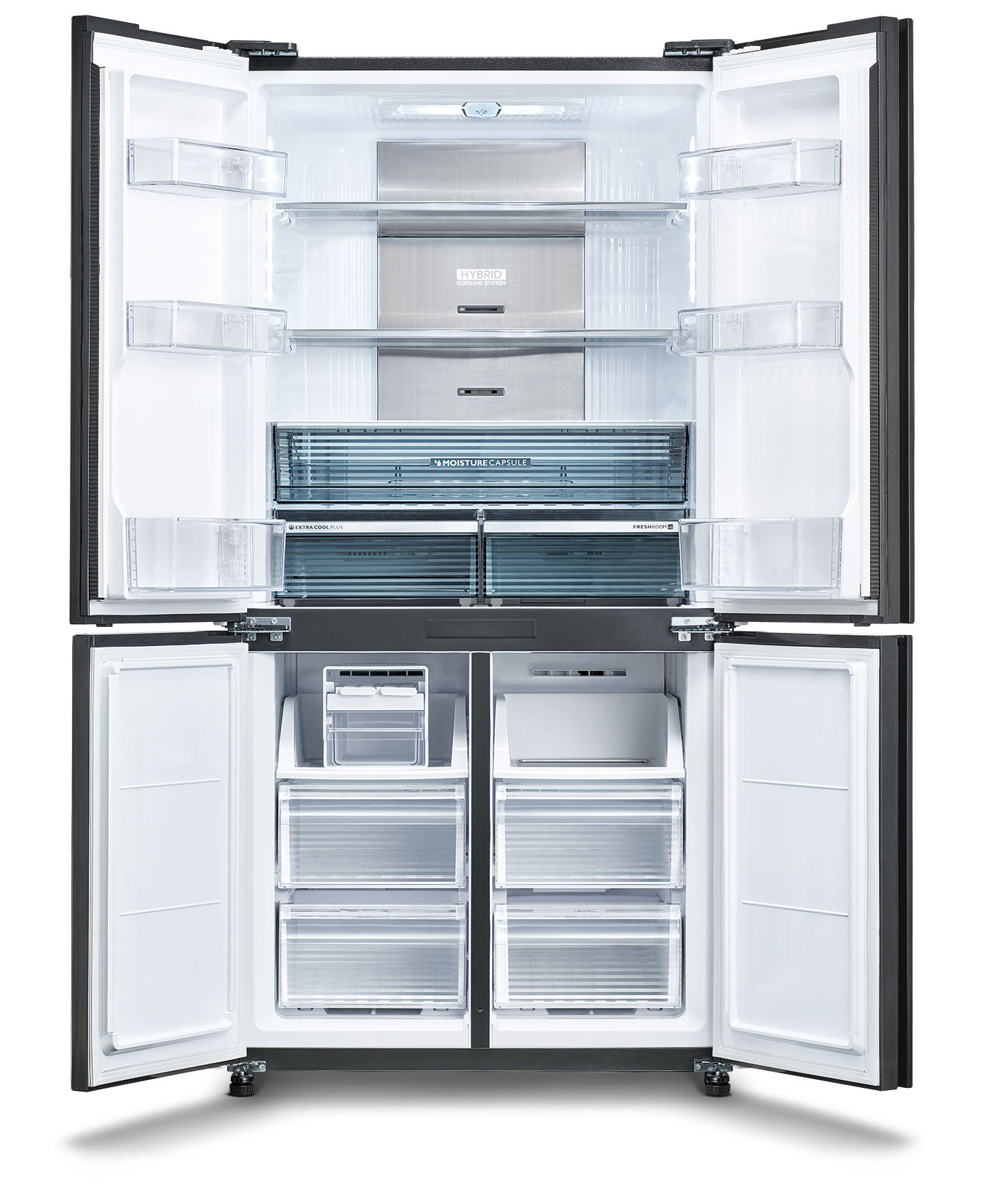 SHARP ΨΥΓΕΙΟ ΝΤΟΥΛΑΠΑ 4-DOORS NO FROST 572lt SJ-MP780DBS - Image 10
