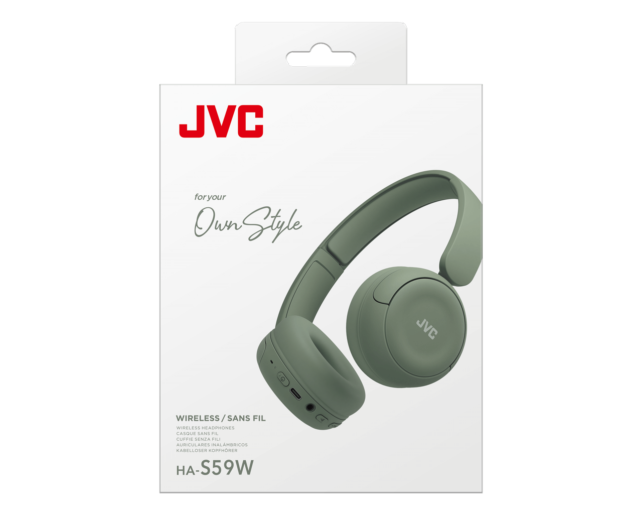 JVC WIRELESS HEADPHONES XAKI HAS59WGU - Image 5